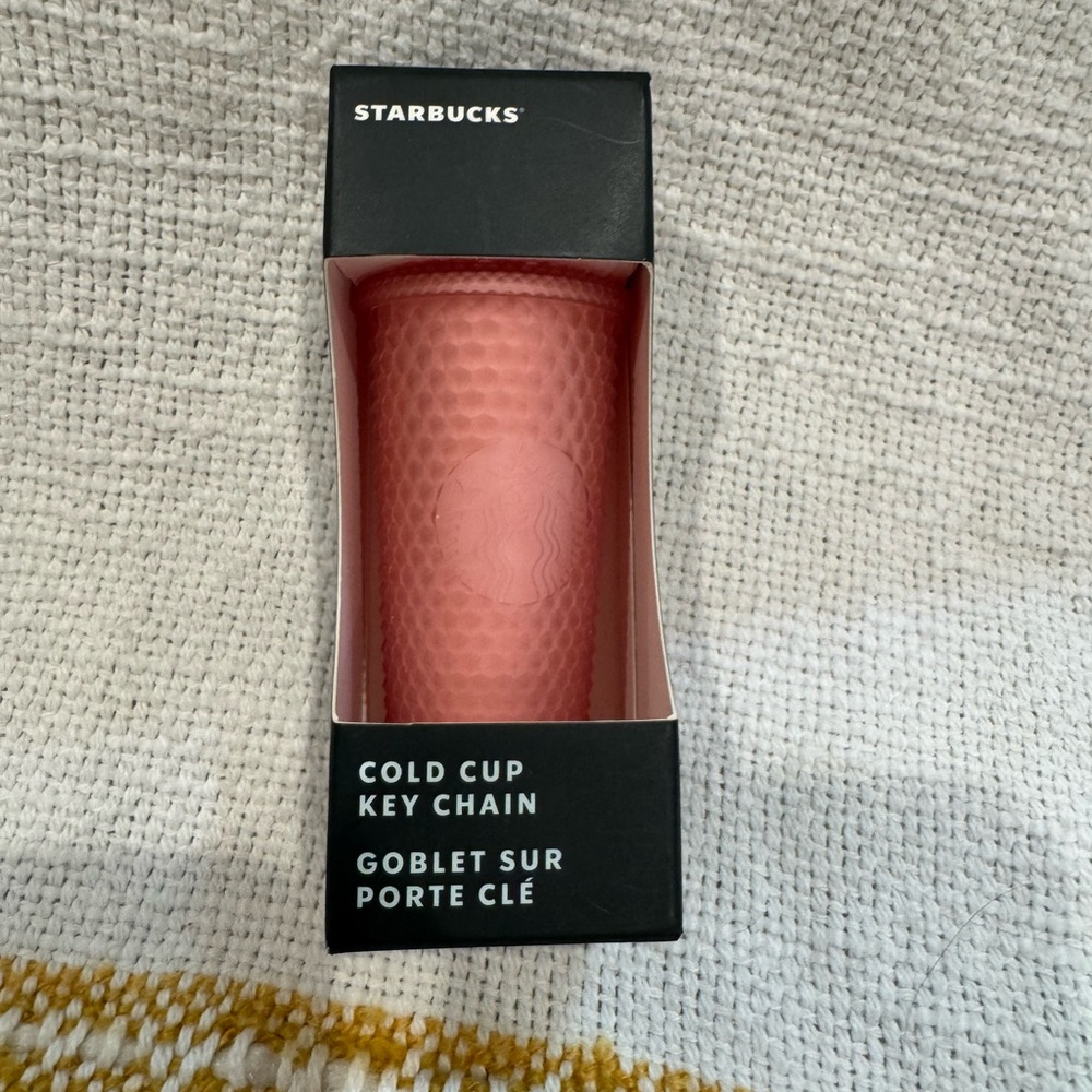 Starbucks Pink‎ Cold Cup Key Chain